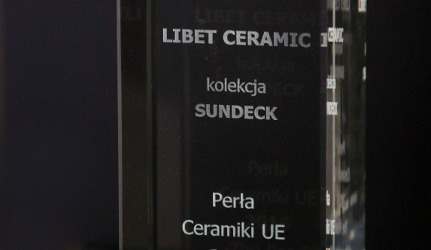 Płyta Sundeck z nagrodą Perła Ceramiki UE 2016